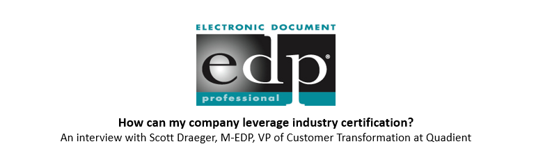 How can my company leverage industry certification?