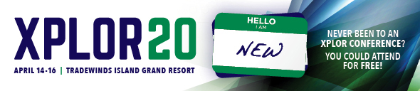 First Timer Recognition Program Open for XPLOR20