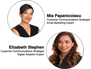 Mia Papanicolaou and Elizabeth Stephen