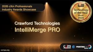 2026 cXm Professionals Industry Awards Showcase, Technology of the Year, Crawford Technologies IntelliMerge PRO